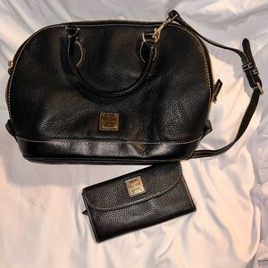 Dooney & Bourke pebble leather purse and matching wallet